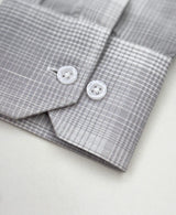 Grey & White Checked Shirt