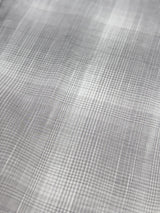 Grey & White Checked Shirt