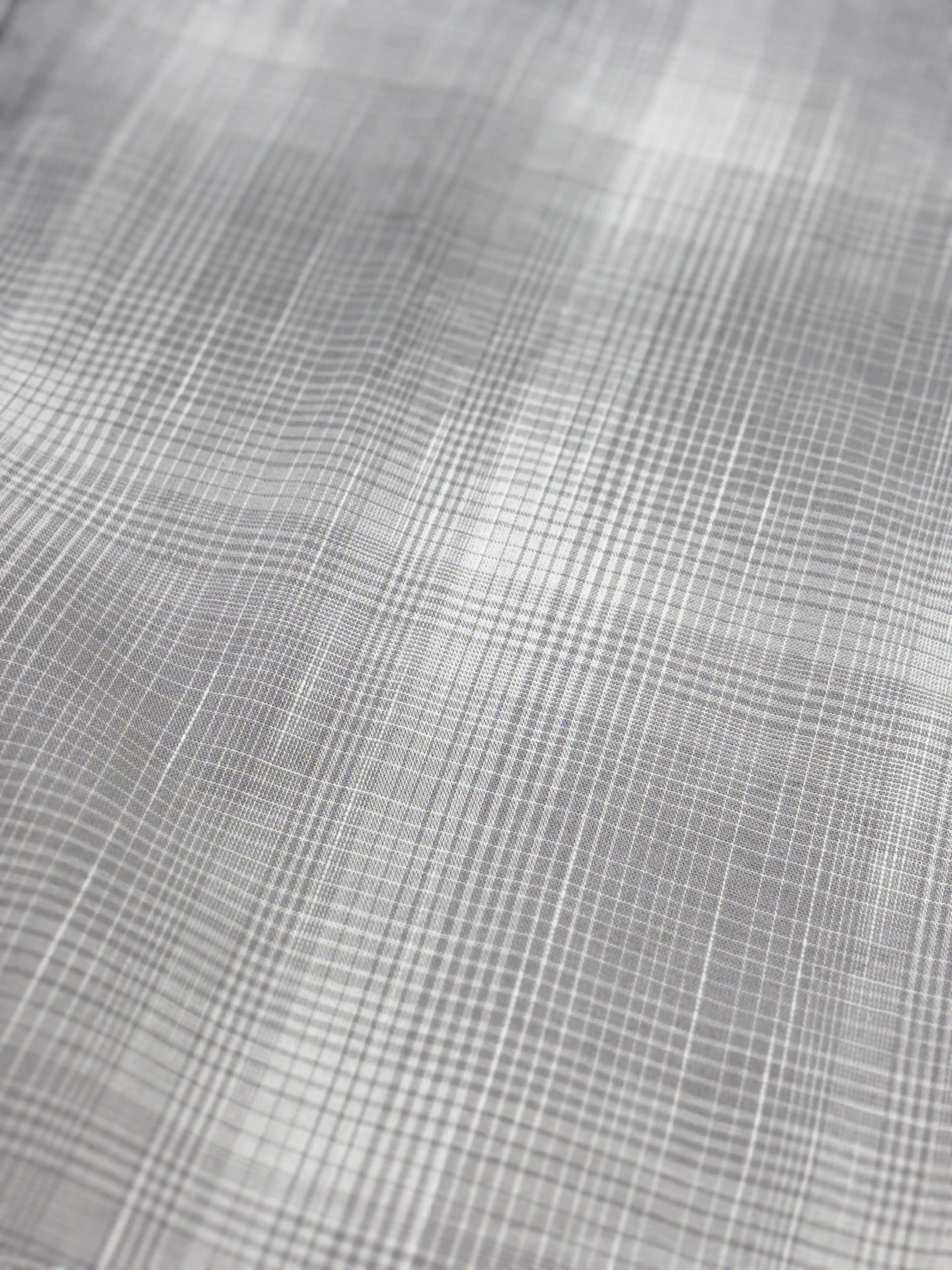 Grey & White Checked Shirt