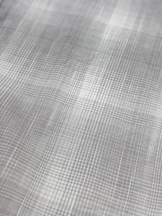 Grey & White Checked Shirt