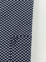 Men’s Navy Blue Micro Print Shirt