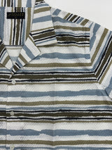 Men’s Multicolour Striped  Half Sleeve Shirt