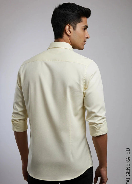 Full Sleeve Lemon Color Shirt