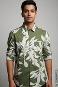Green Leaf Full Sleeve Shirt