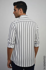 Full Sleeve White Lining Shirt