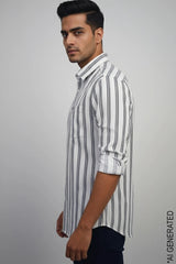 Full Sleeve White Lining Shirt