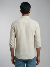 Yellow & White Striped Shirt