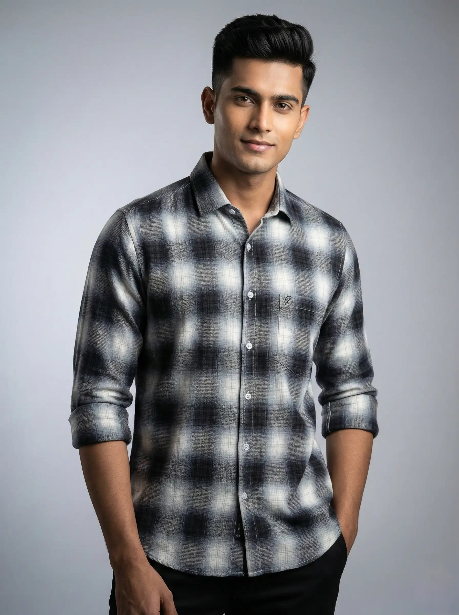 Classic Blue Check Shirt