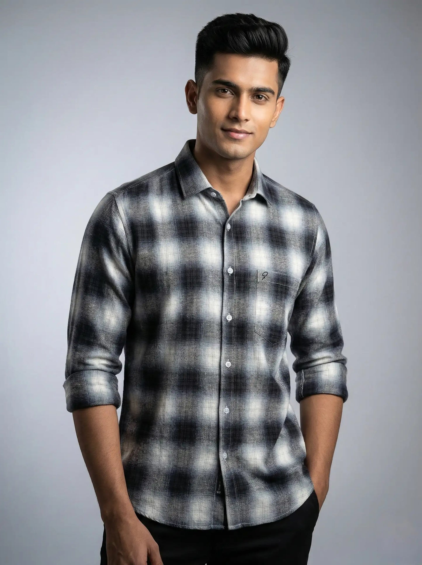 Classic Blue Check Shirt