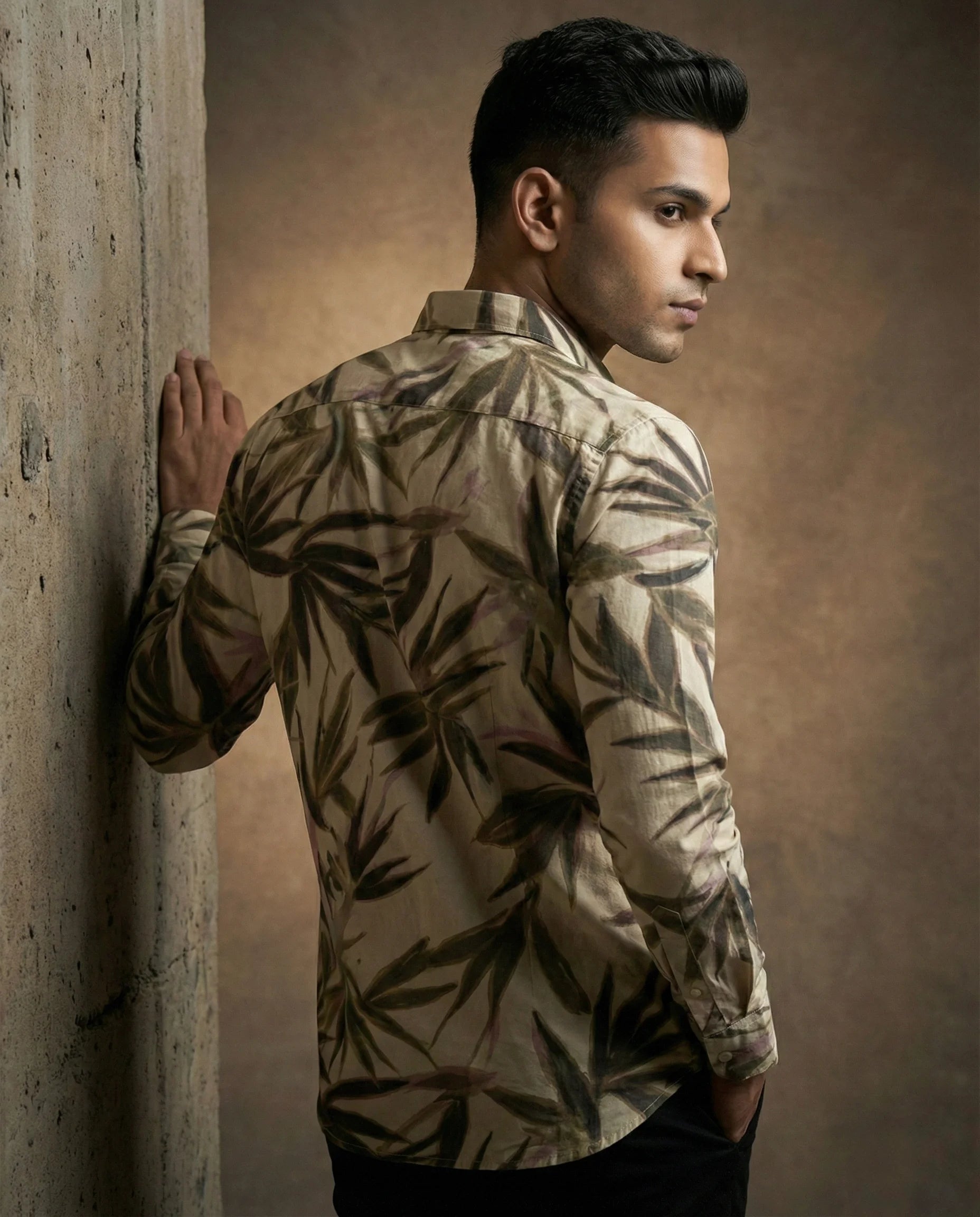 Yellow Printed Shirt