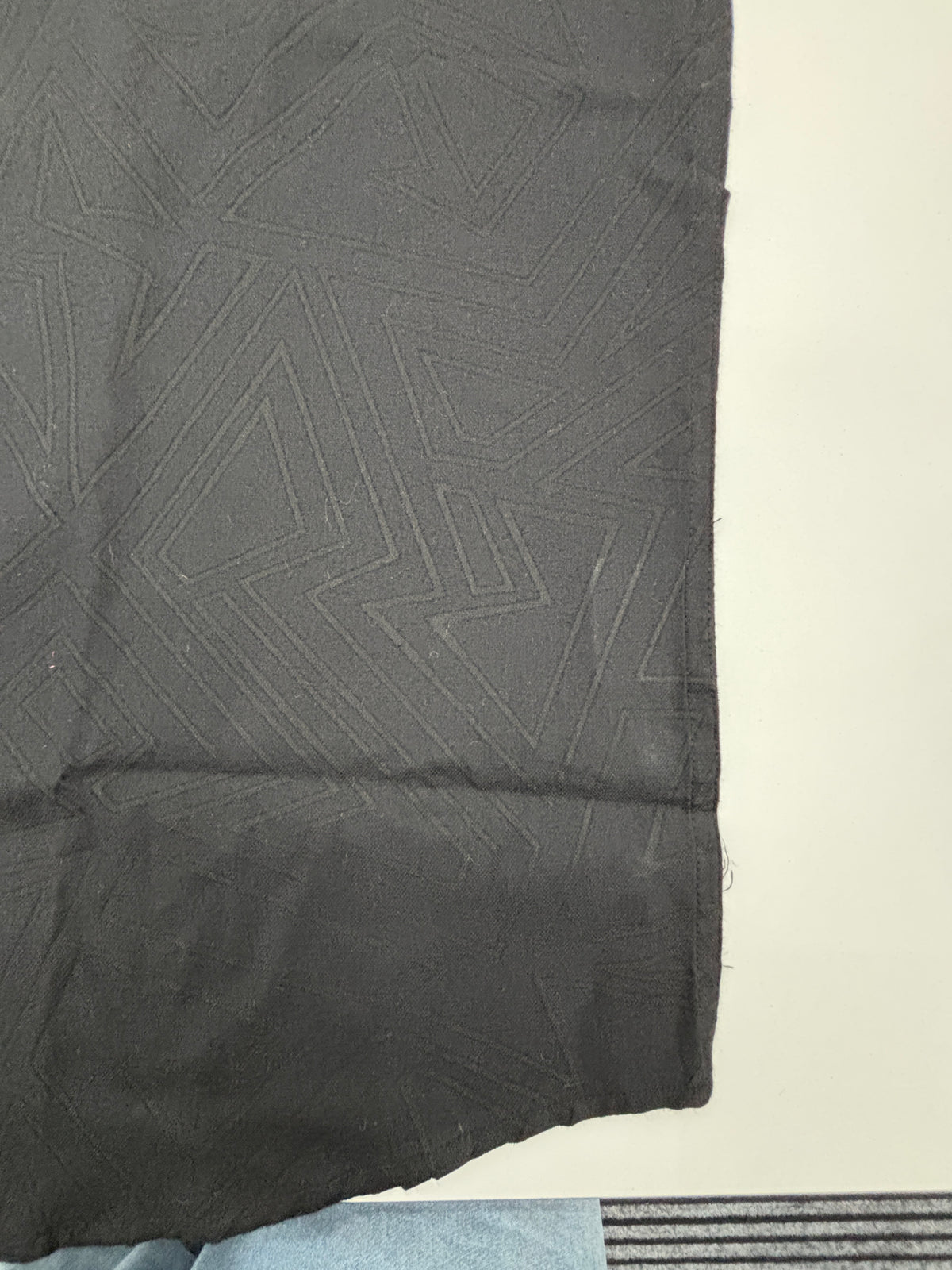 Men’s Black Textured Full Sleeve Shirt