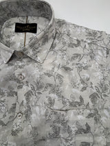 Men’s Off  GreyPrinted Shirt