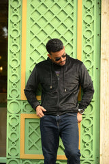Essential Black Zip Hoodie
