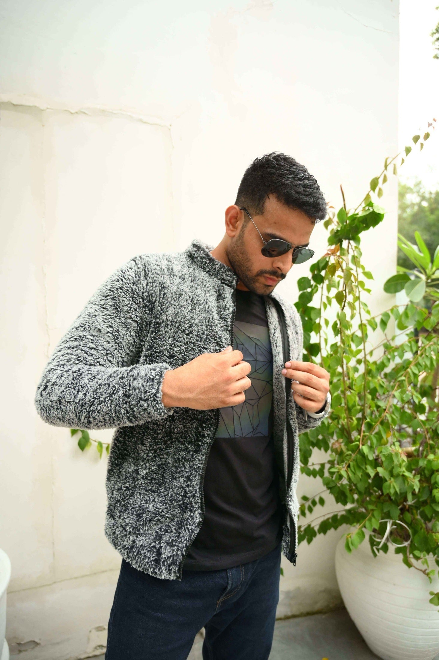 Sherpa Highneck Sweatshirt