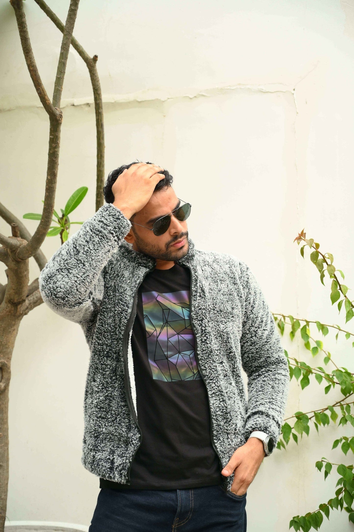 Sherpa Highneck Sweatshirt