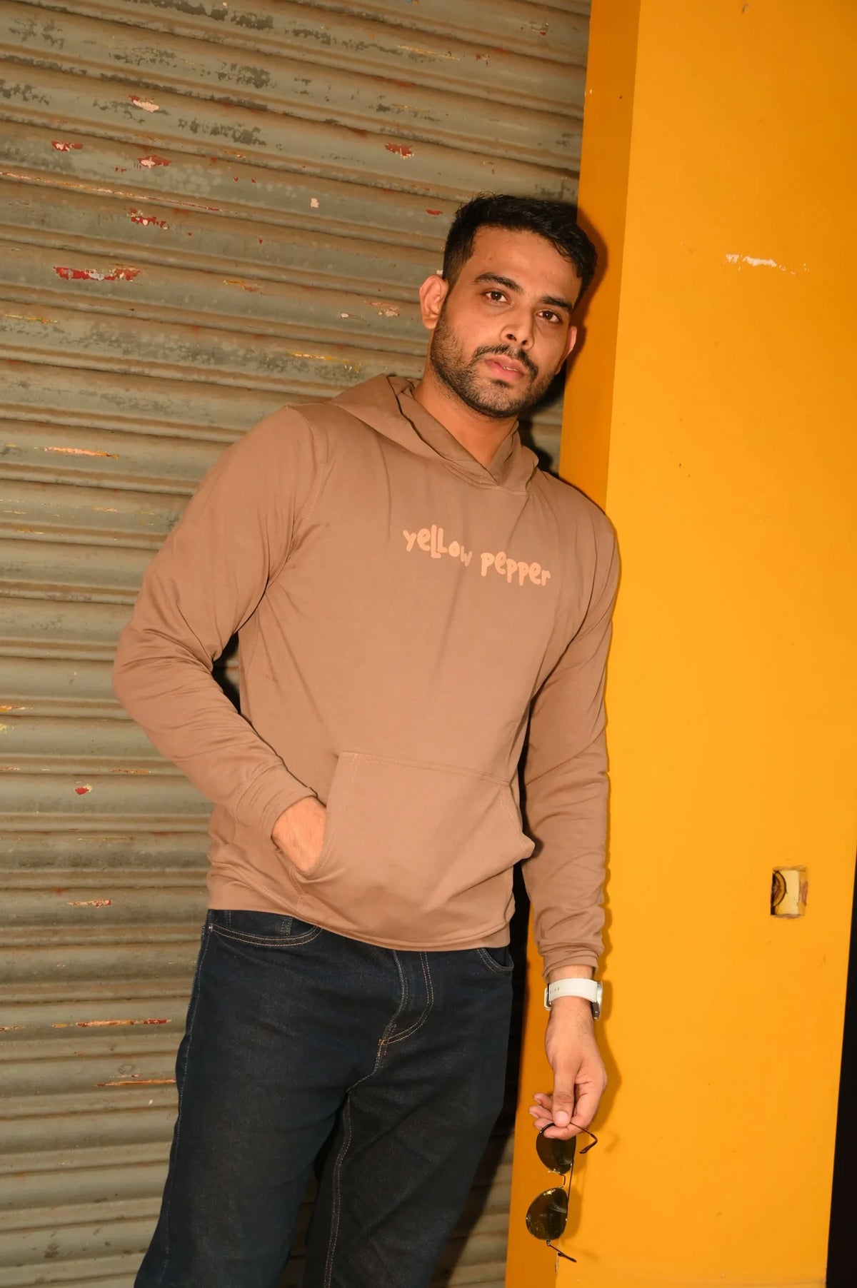 Brown Pullover Hoodie