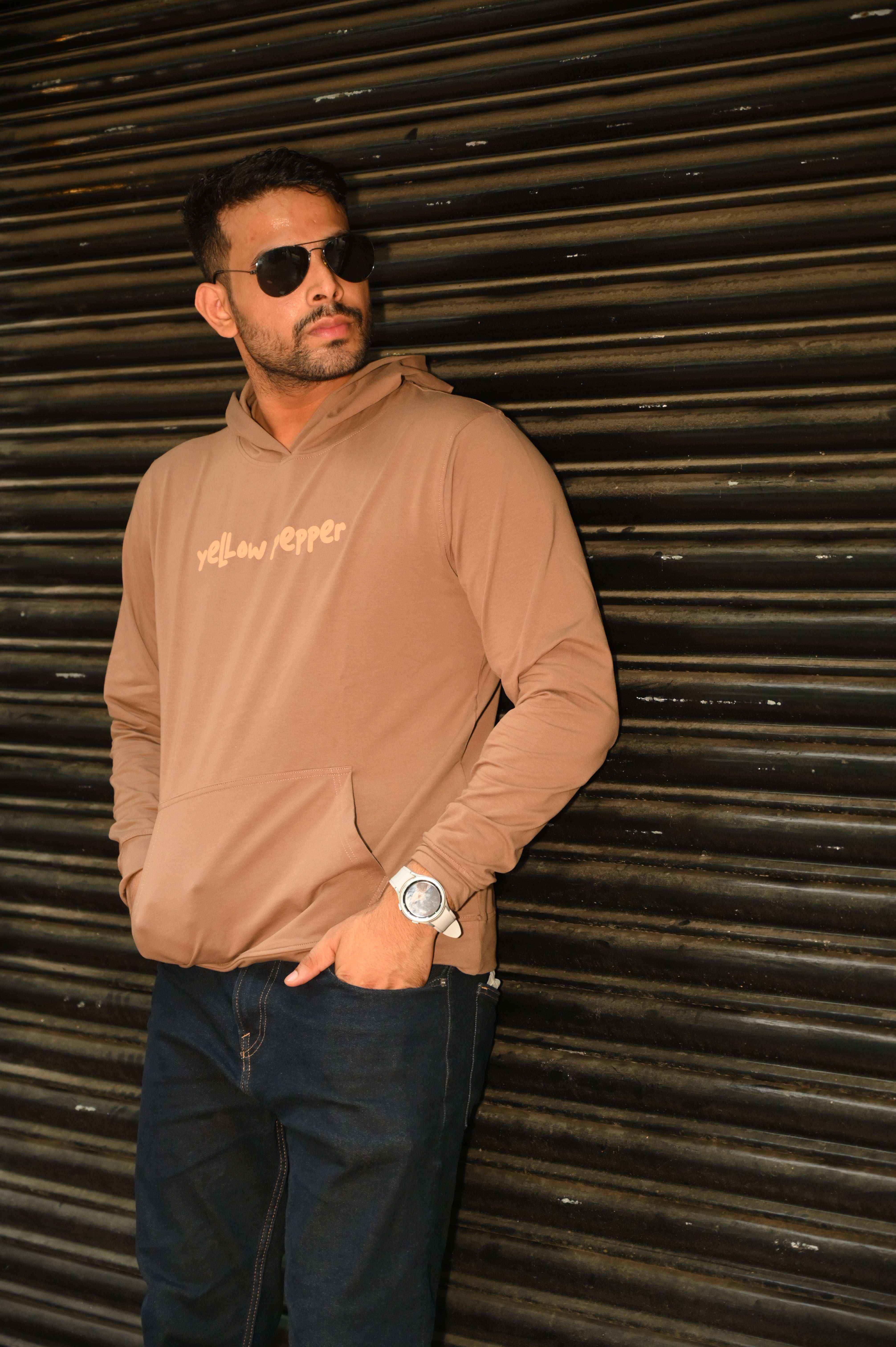 Roundneck Brown Hood