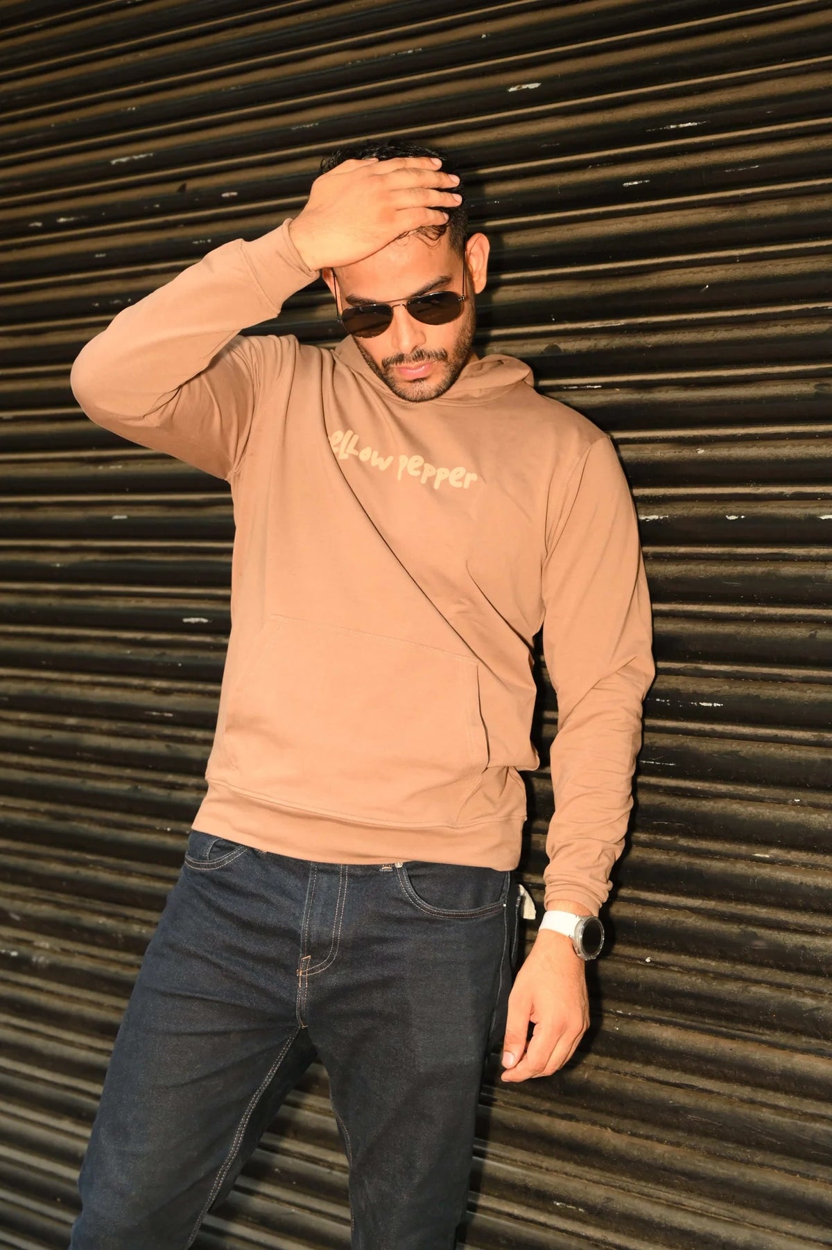 Brown Pullover Hoodie