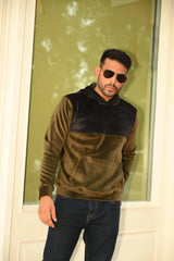 Olive & Black Hoodie