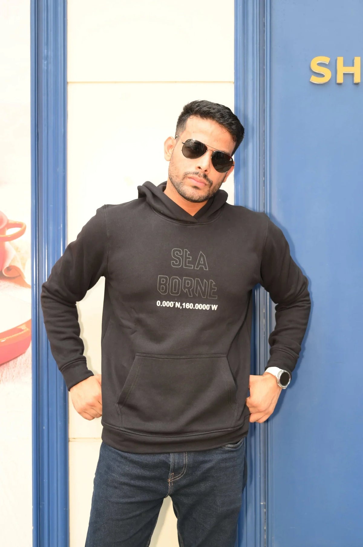 Classic Black Fleece Hoodie