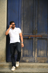 Men’s White Polo T-Shirt