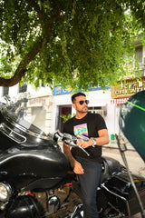 Black Graphic T-Shirt for Men