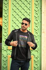 Black Graphic T-Shirt for Men