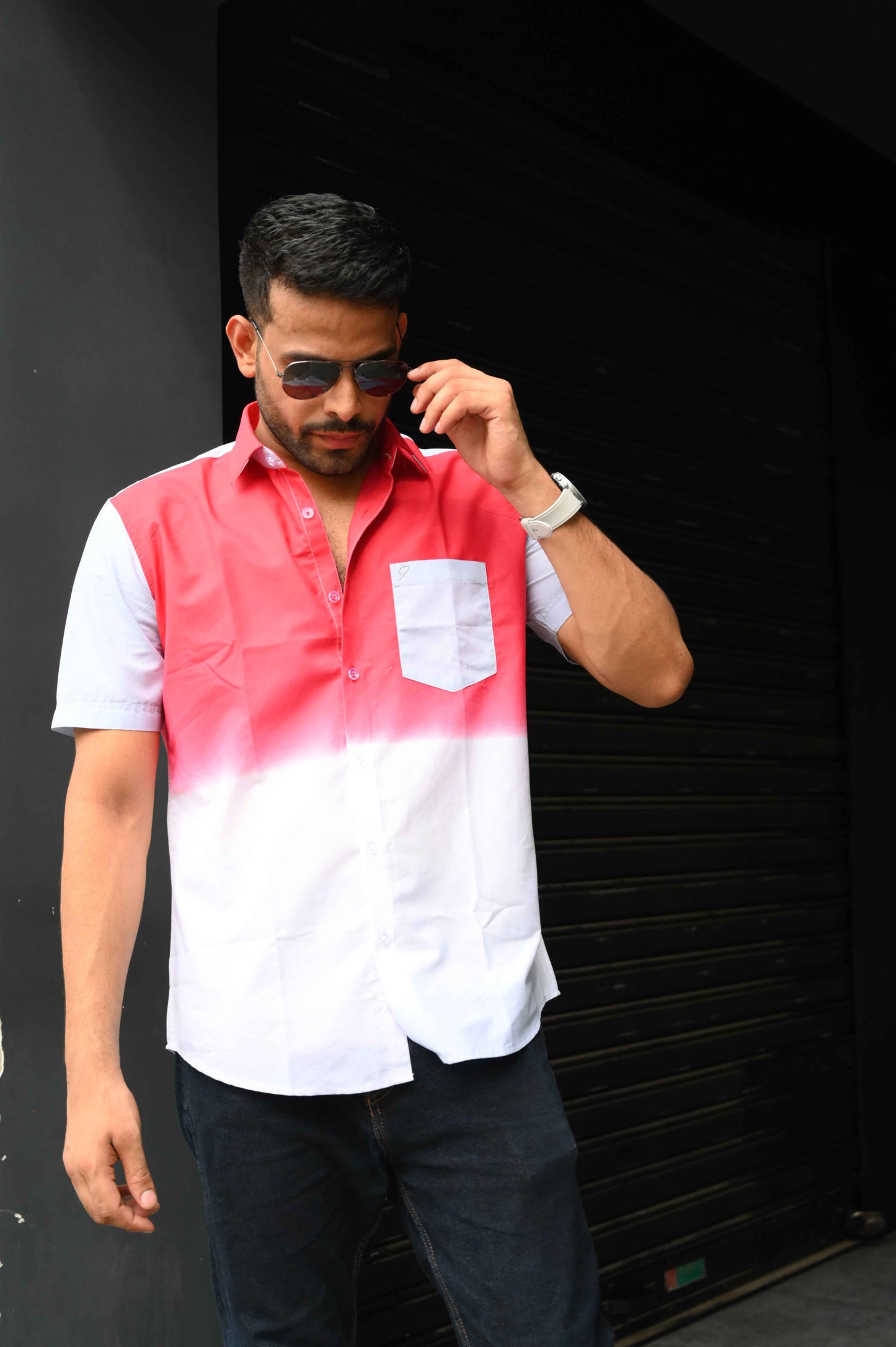 Half-Sleeve Tri Colour