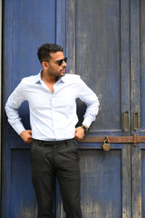 Full Sleeve Blue Check Shirt