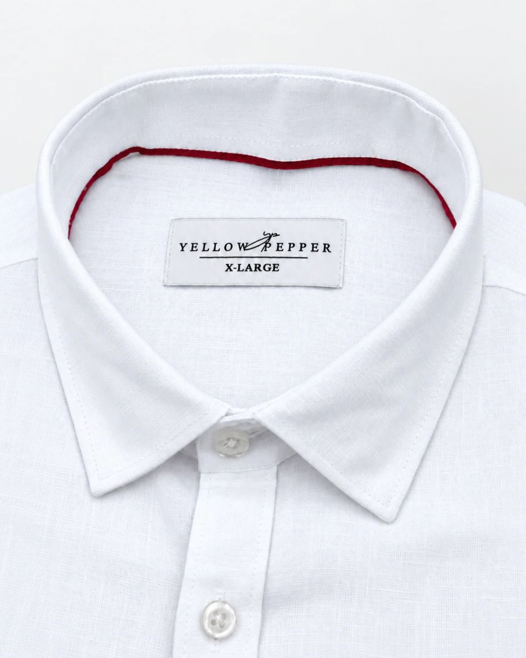Men’s White Linen Formal Shirt