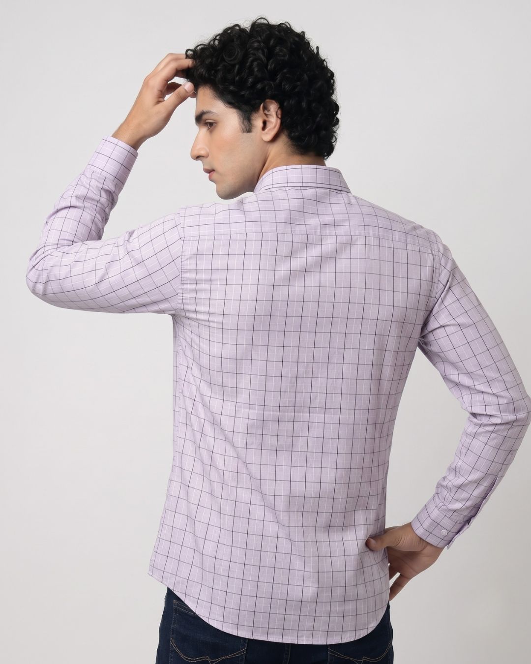 Men’s Regular Fit Light Pink Shirt