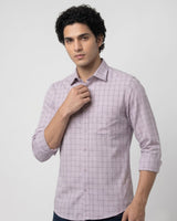 Men’s Regular Fit Light Pink Shirt