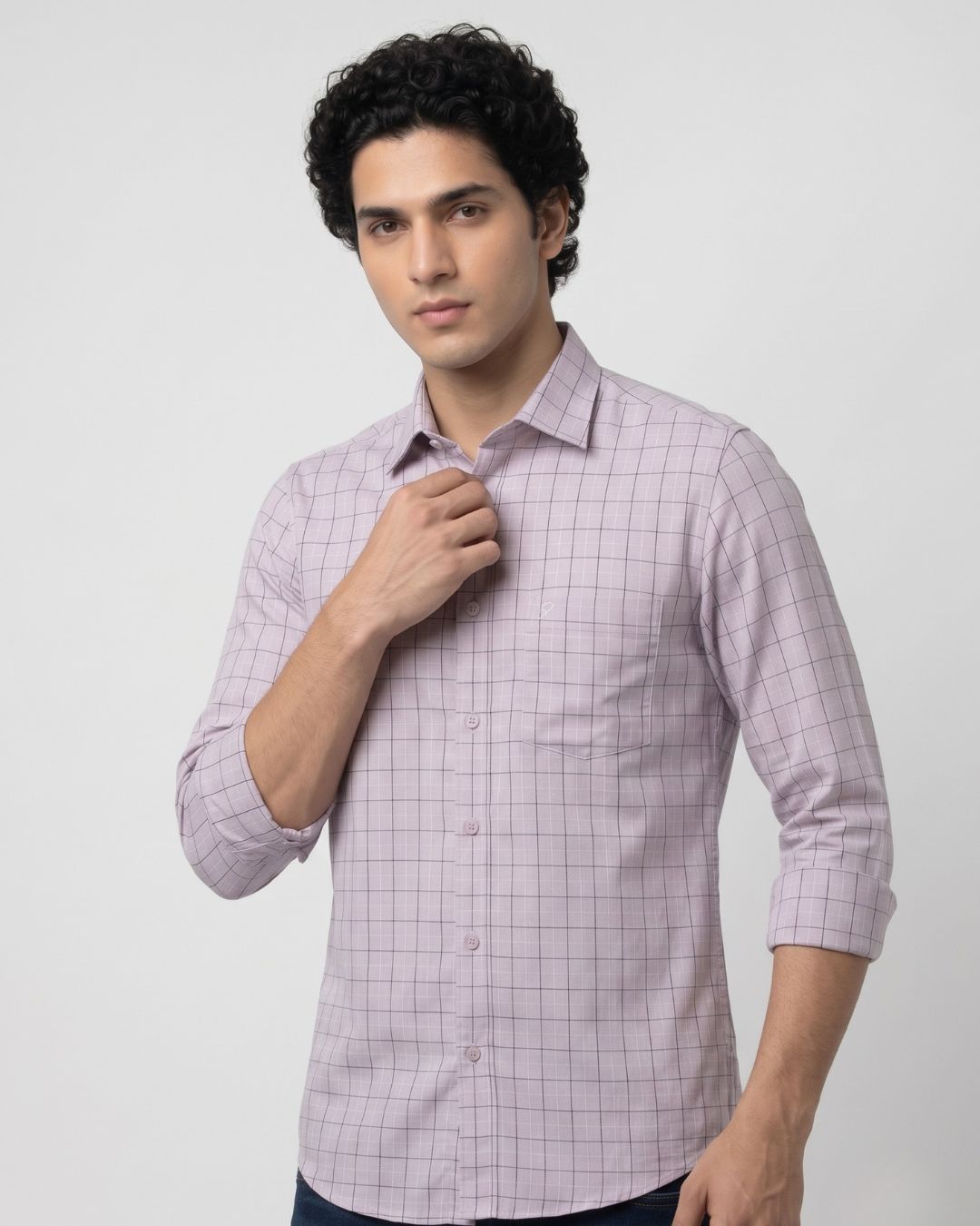 Men’s Regular Fit Light Pink Shirt
