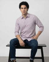 Men’s Regular Fit Light Pink Shirt