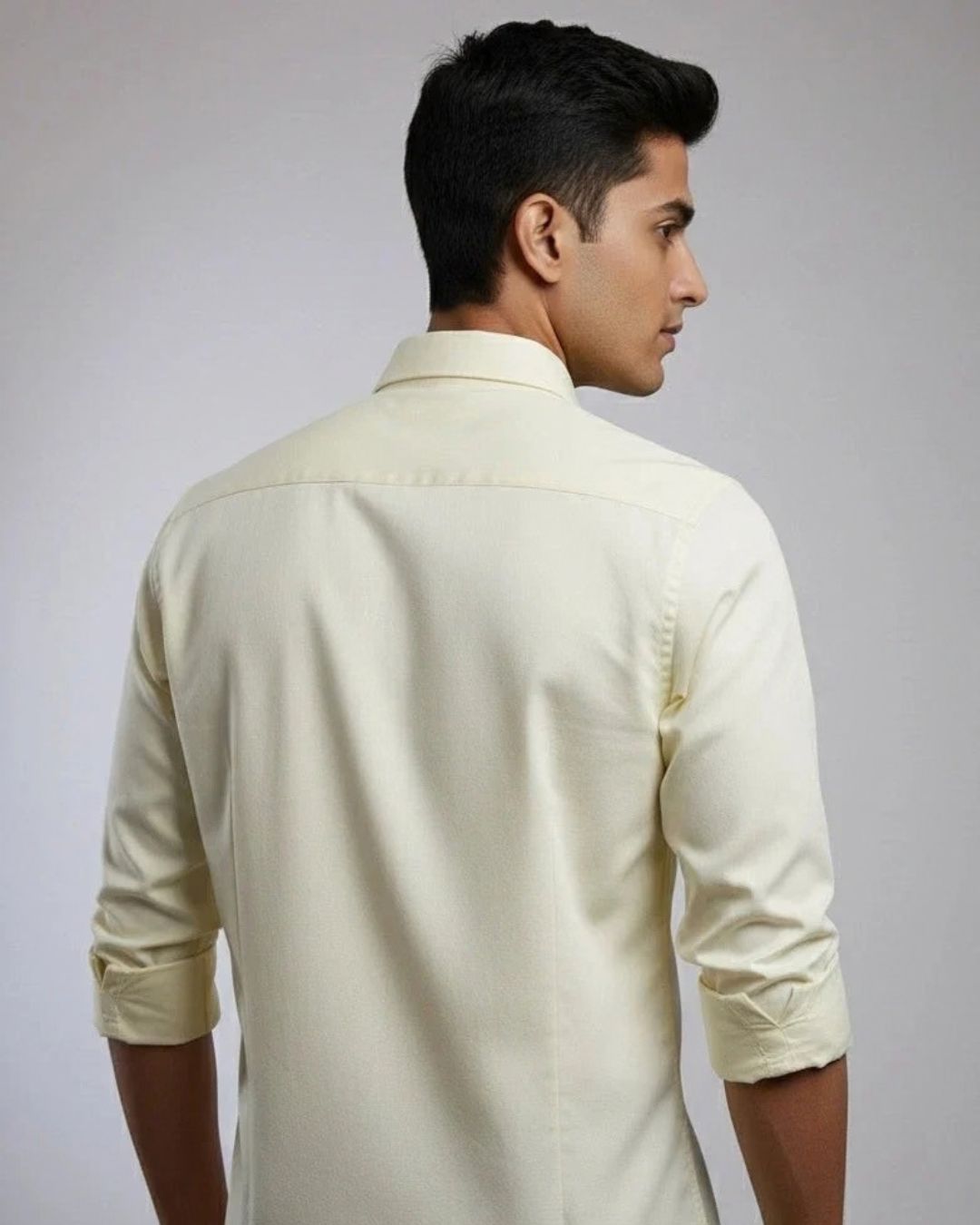 Men's Classic Lemon Solid Shirt