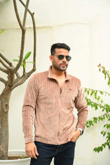 Highneck Sweatshirt Brown