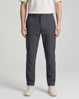 Men’s Black Textured Smart Fit Trousers