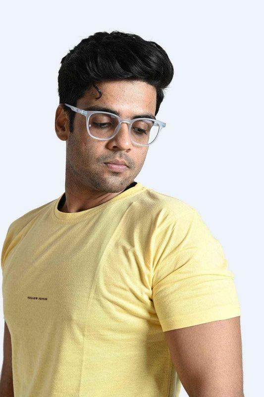 Bright Yellow Plain Tee