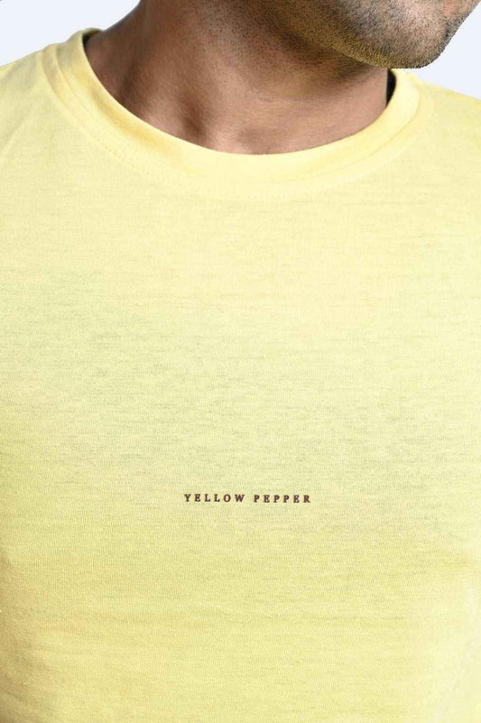 Bright Yellow Plain Tee