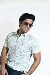 Tea Green Floral Tee