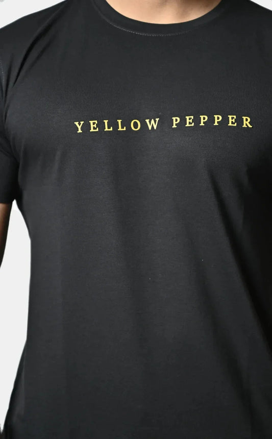 Black Big Yellow Pepper Tee