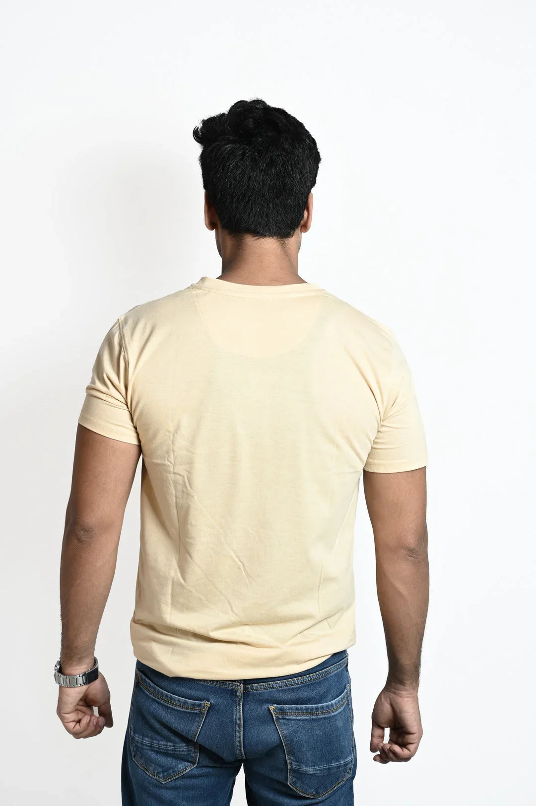 Light Beige Plain Tee