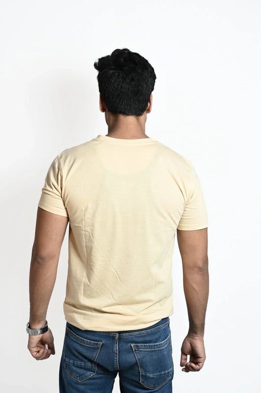 Light Beige Plain Tee