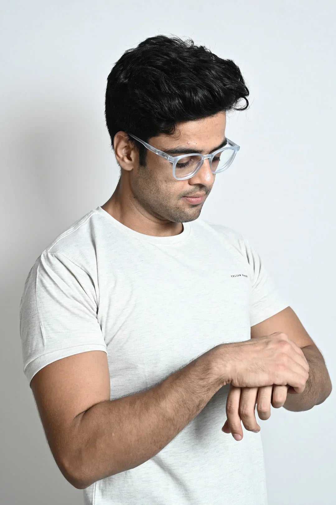 Grey Mel. Choco Truffle Tee