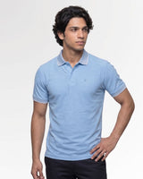 Sky Blue Cotton Polo