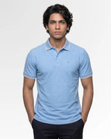 Sky Blue Cotton Polo