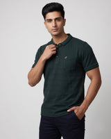 Men’s Dark Green Polo T-Shirt