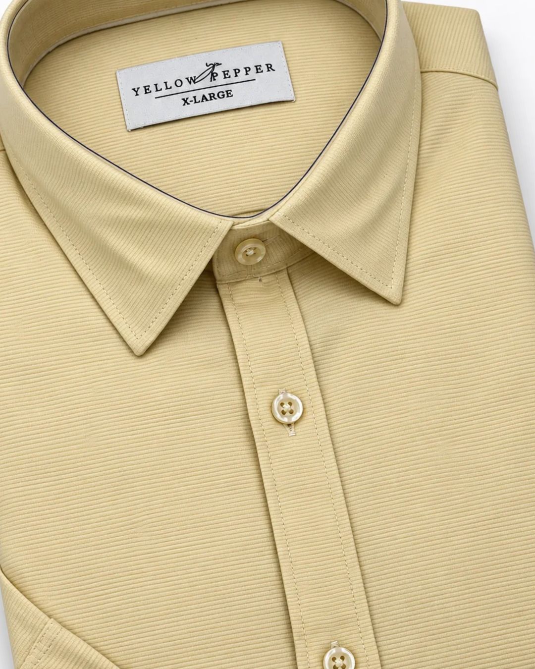 Men’s Yellow Half-Sleeve Shirt