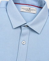 Men’s Sky Blue Half-Sleeve Casual Shirt