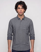 Men’s Charcoal Grey Casual Shirt